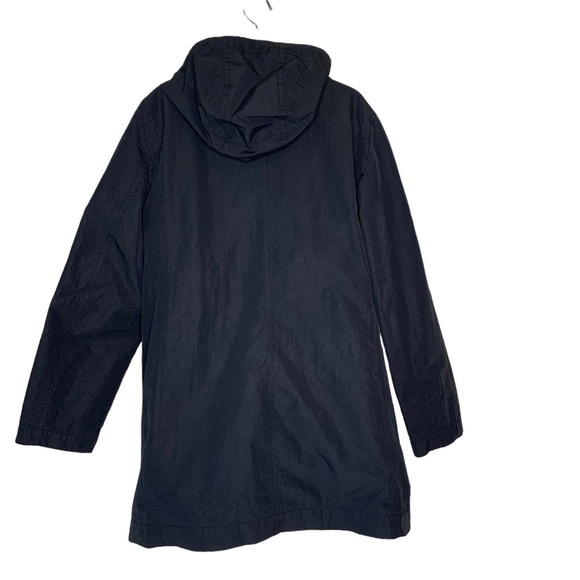 HENNES by H&M Women's Size L Black Lightweight Hooded Jacket. - Picture 5 of 13